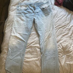 Haikure oregon 1959 old blue denim vintage 5 jeans, light wash